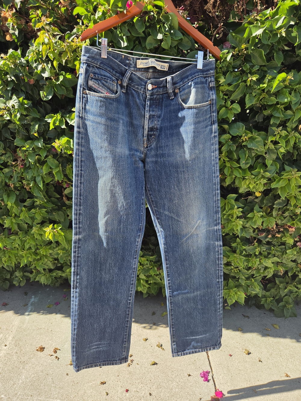Diesel Industry Vintage Jeans Men's 34 Medium Wash Straight Leg Denim Pants RARE